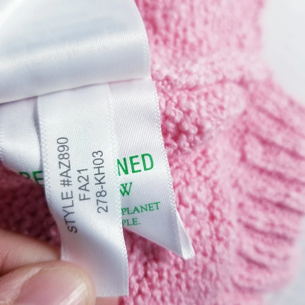 NWT J. CREW V-NECK PINK SWEATER SIZE SMALL